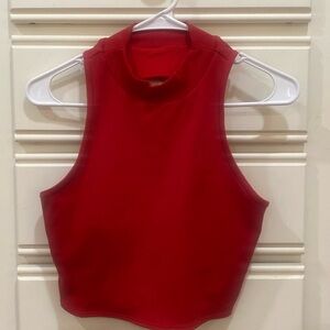 Alo Goddess Rib Cropped Dynamite Tank